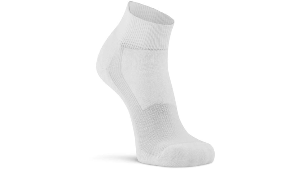 Fox River Wick Dry Walker Lightweight Quarter Crew Everyday Sock - Womens, White, Medium, 144801