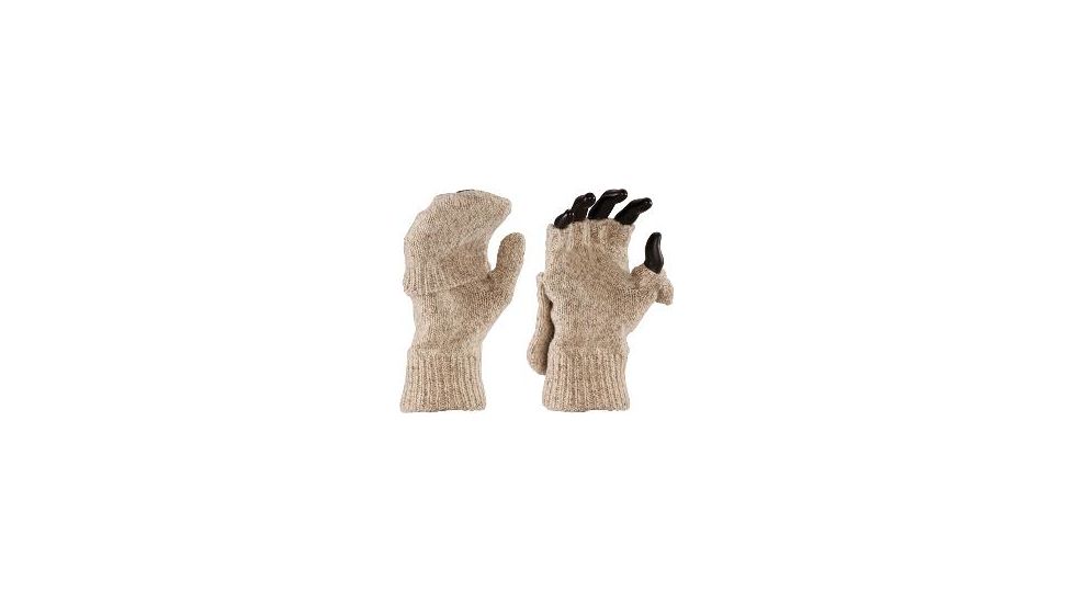 Fox River Wool Glomitten, Brown Tweed, Large 527854