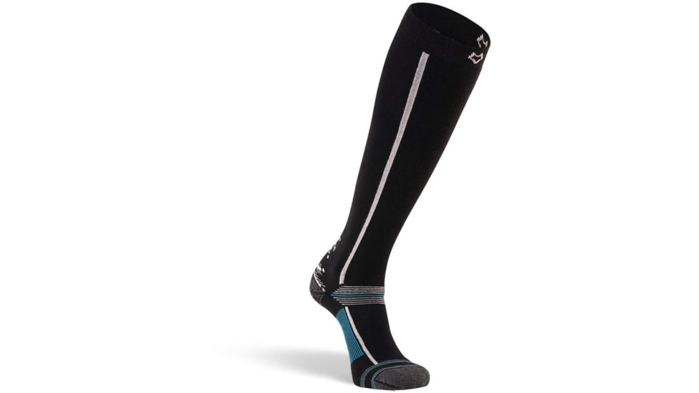 Fox River Zermatt Lightweight Over-the-Calf Ski and Snowboard Sock - Mens, Black, Medium, 197466