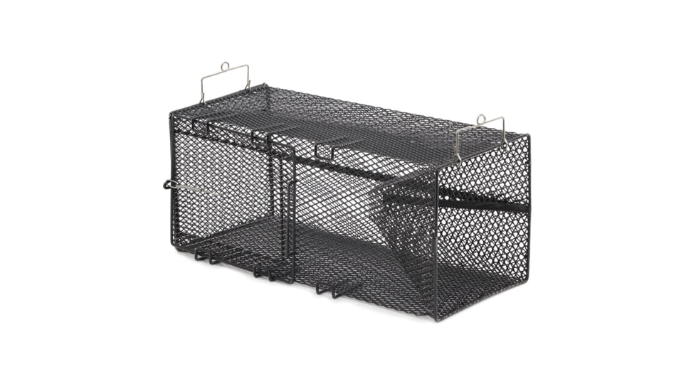 Frabill Black Pinfish Rectangular Trap - 18in x 12in x 8in, Black, PMC1264