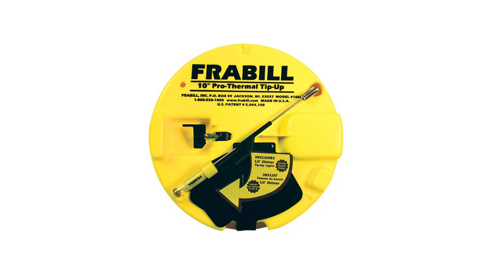 Frabill Pro Thermal Tip-Up with Lite Chart, Chartreuse, 10 in, PMC1671