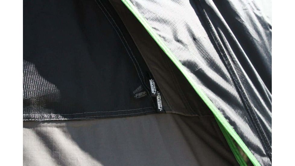 Freespirit Recreation Adventure Series Automatic Soft-Top 49in Roof Top Tent, Dark Grey Body/Blk Fly/Lt. Green Trim/Blk PVC Cover, RTAS49310