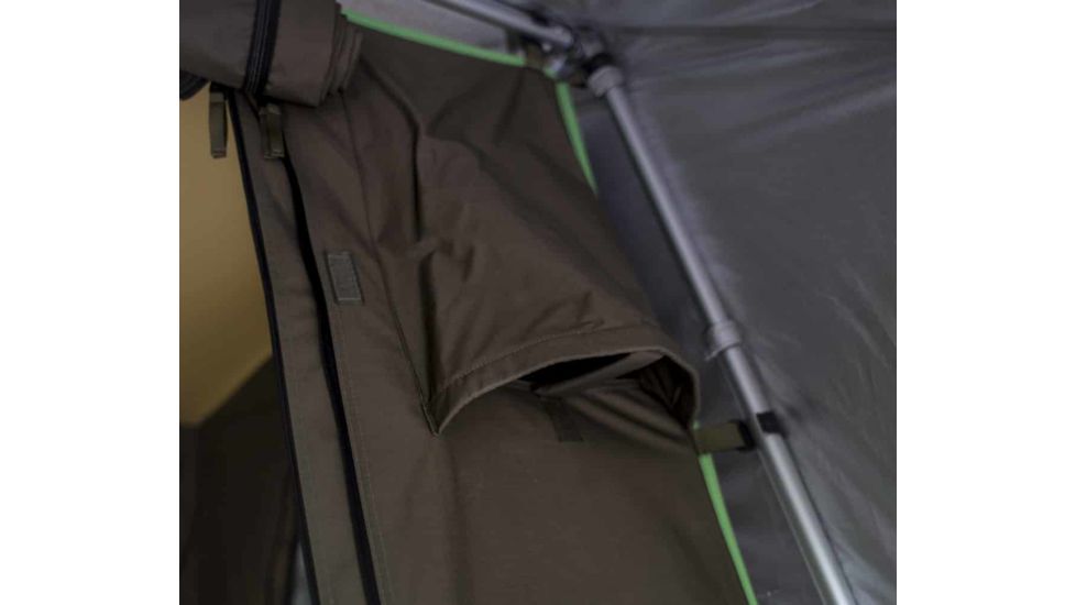 Freespirit Recreation Adventure Series Automatic Soft-Top 55in Roof Top Tent, Olive Body/Olive Fly/Lt. Green Trim/Blk PVC Cover, RTAS55710