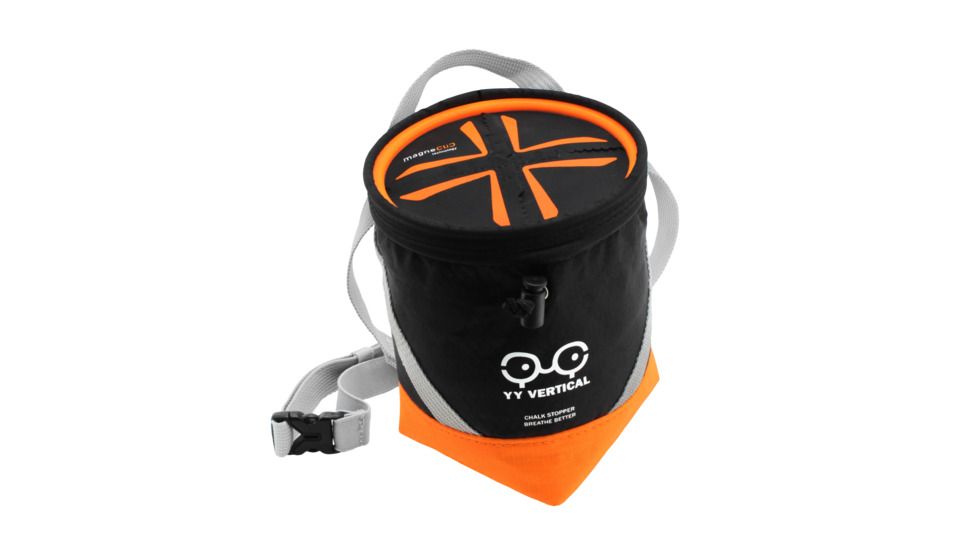 Friction Labs Stopper Chalk Bag, Black/Orange, 4.2 oz FL-CHALK-BAG