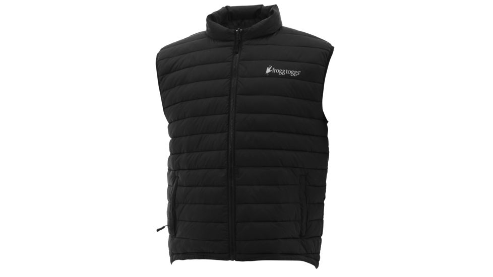 Frogg Toggs Co-Pilot Insulated Puff Vest, Black, 2XL PF33101-012X
