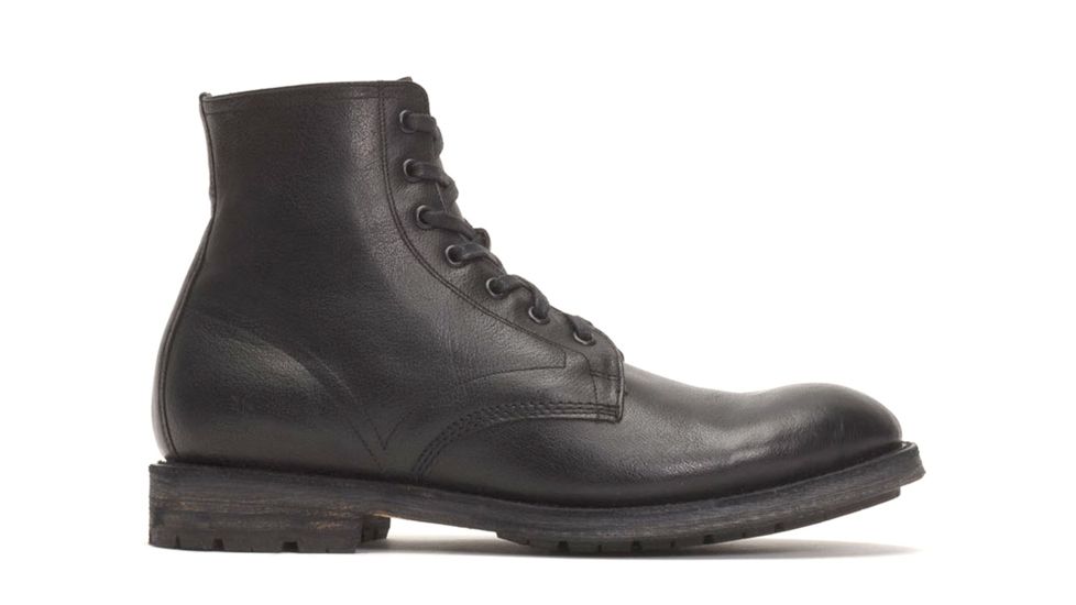 Frye Bowery Lace Up Casual Boot - Mens, Black, 12, 3487802-BLK-12