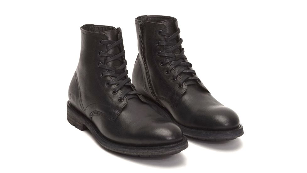 Frye Bowery Lace Up Casual Boot - Mens, Black, 12, 3487802-BLK-12