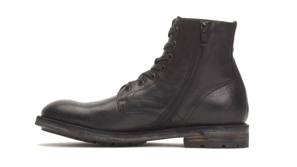 Frye Bowery Lace Up Casual Boot - Mens, Black, 12, 3487802-BLK-12