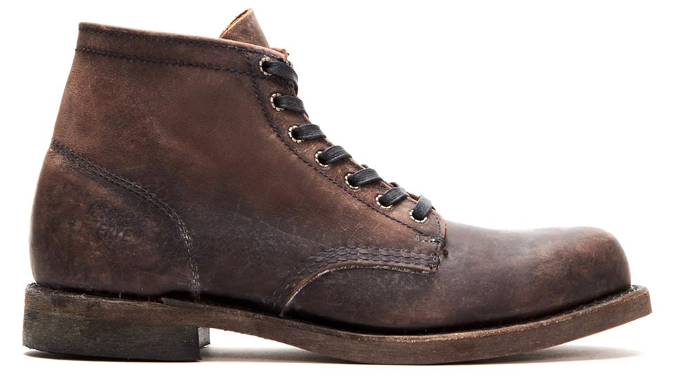 Frye Prison Men's Boots, Dark Brown, Medium, 12, 3480157-DBN-12