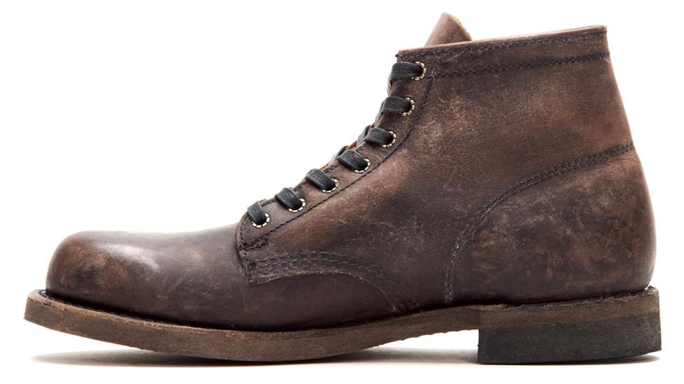 Frye Prison Men's Boots, Dark Brown, Medium, 12, 3480157-DBN-12