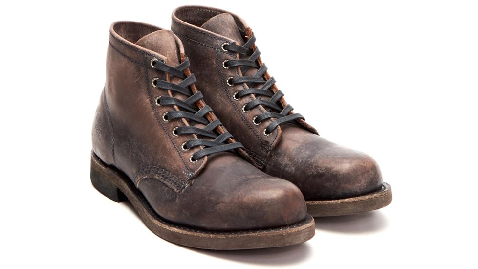 Frye Prison Men's Boots, Dark Brown, Medium, 12, 3480157-DBN-12