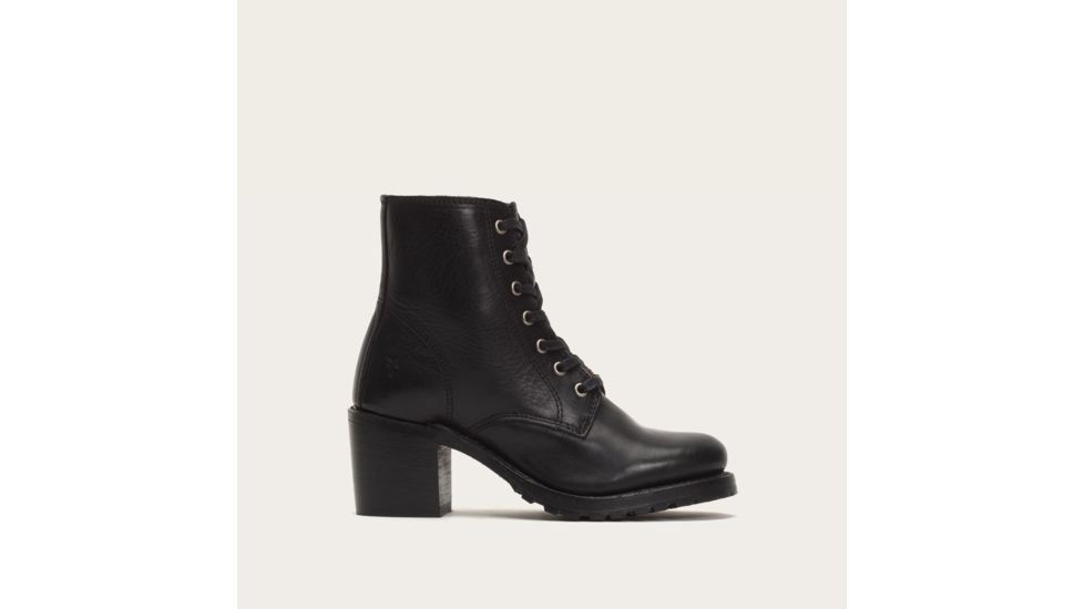 Frye Sabrina 6G Lace Up Boots - Women's, Black, Medium, 7.5, 3477029-BLK-7.5