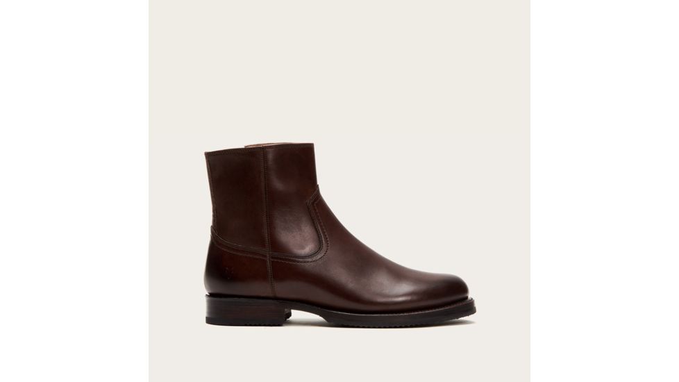 Frye Sawyer Inside Zip Men's Boots, Dark Brown, Medium, 9.5 3480304-DBN-9.5