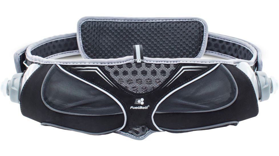 Fuel Belt Helium Ergo Hydration Belt - Men's-Black/Grey