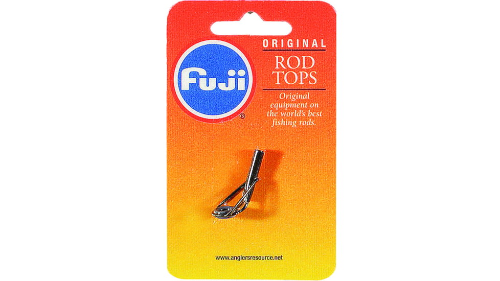 Fuji Aluminum Oxide All Purpose Cast/Spin Rod Top, Carded, 8 Ring Size and 5.5 Tube, Black, BPOT85.5C