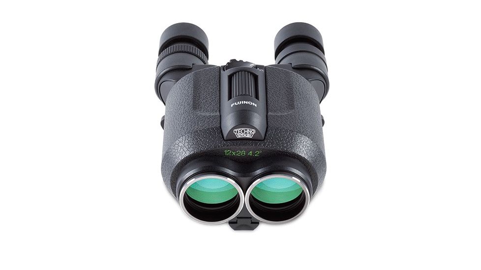 Fujinon 12x28mm Techno Stabi Binoculars, Dark Grey, 600019814