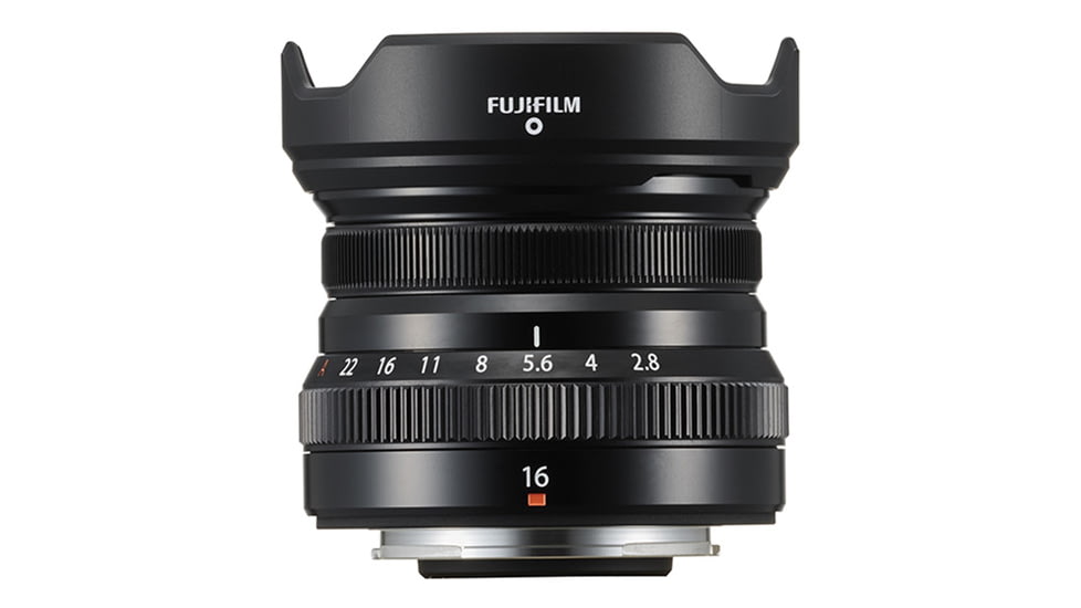 Fujifilm XF16mm F2.8 R WR Camera Lenses, Black, Small, 16611655