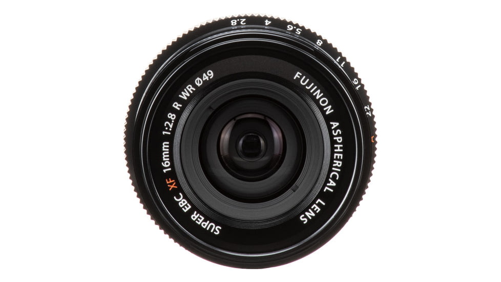 Fujifilm XF16mm F2.8 R WR Camera Lenses, Black, Small, 16611655