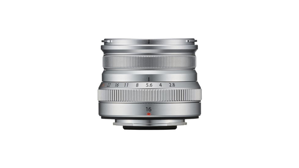 Fujifilm XF16mm F2.8 R WR Camera Lenses, Silver, Small, 16611681