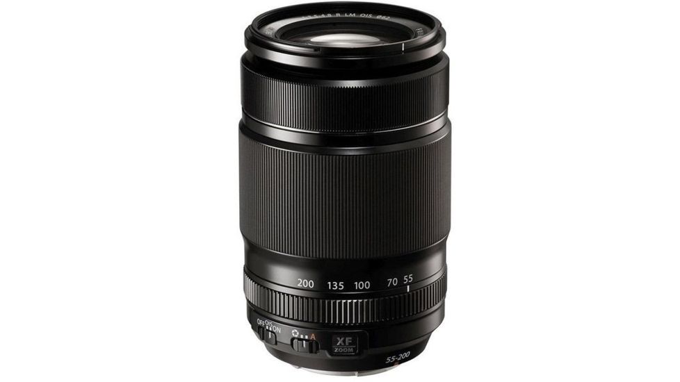 Fujifilm XF55-200mm F3.5-4.8 R LM OIS Camera Lens, Black, Medium, 16384941