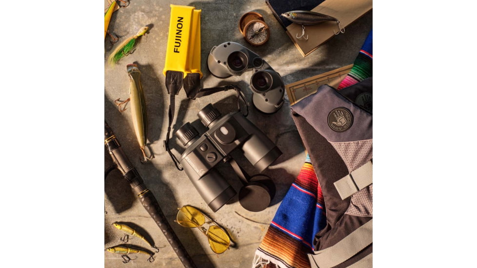 Fujinon Mariner 7x50mm WP-XL Porro Prism Binoculars, Dark Grey, 180mm x 201mm x 65mm, 16330457