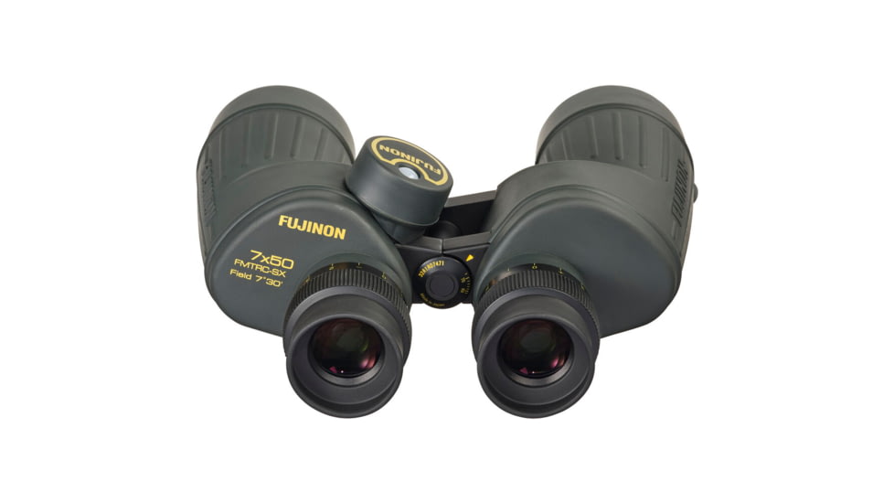 Fujinon Polaris FMTRC-SX 7x50mm High-Resolution Porro Prism Binoculars with Field Flattening Lenses and Integrated Compass, Black, 198mm x 218mm x 93mm, 16330615
