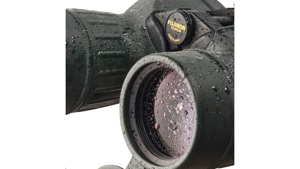 Fujinon Polaris FMTRC-SX 7x50mm High-Resolution Porro Prism Binoculars with Field Flattening Lenses and Integrated Compass, Black, 198mm x 218mm x 93mm, 16330615