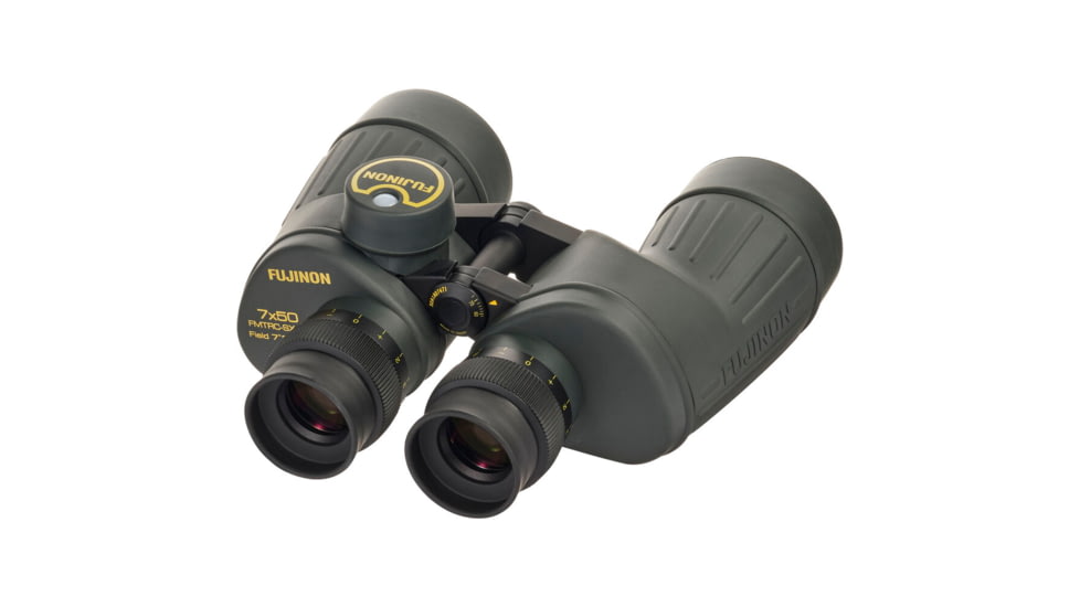Fujinon Polaris FMTRC-SX 7x50mm High-Resolution Porro Prism Binoculars with Field Flattening Lenses and Integrated Compass, Black, 198mm x 218mm x 93mm, 16330615