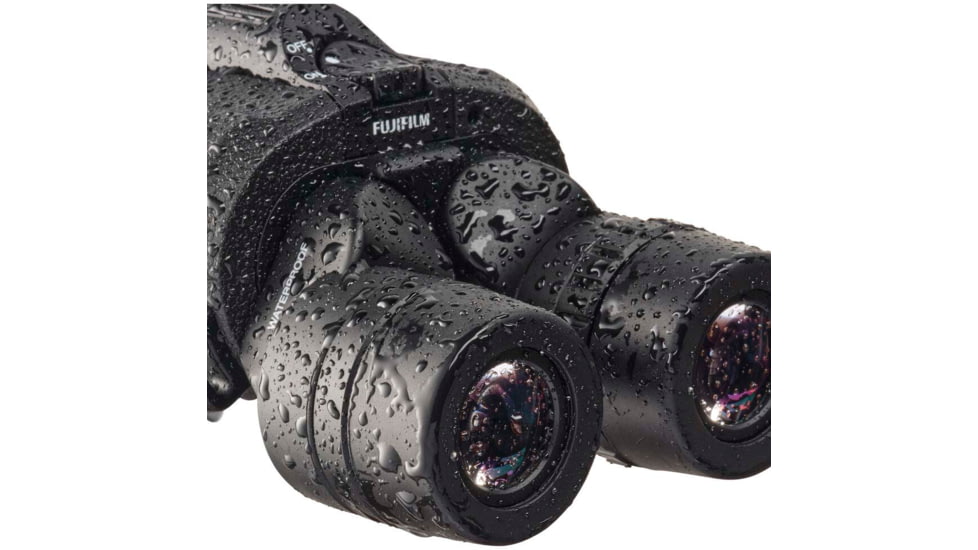 Fujinon Techno-Stabi TS Compact 16x28mm Stabilized Roof Prism Binoculars, Black, 151mm x 120mm x 74mm, 600022987