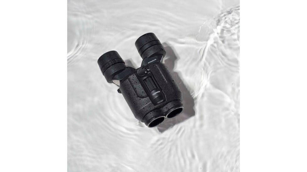 Fujinon Techno-Stabi TS Compact 16x28mm Stabilized Roof Prism Binoculars, Black, 151mm x 120mm x 74mm, 600022987