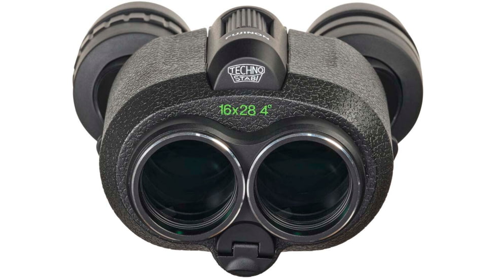 Fujinon Techno-Stabi TS Compact 16x28mm Stabilized Roof Prism Binoculars, Black, 151mm x 120mm x 74mm, 600022987