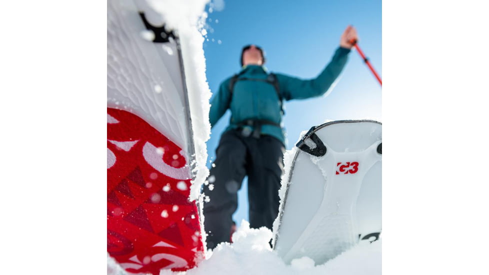 G3 Alpinist+ Universal Climbing Skins, ffDWR, 115mm, Red, Long, 8827