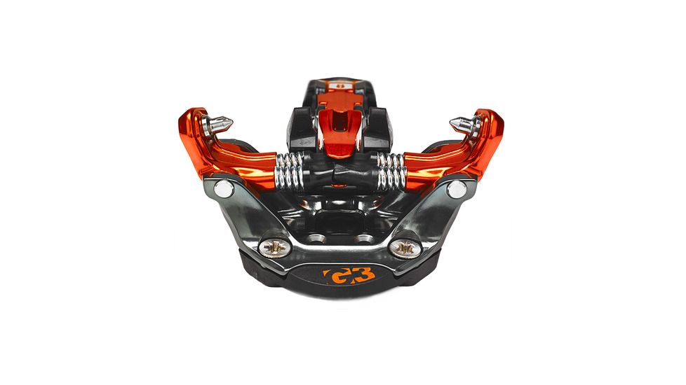 G3 ION 12 Bindings-Black/Orange/Silver-100 mm