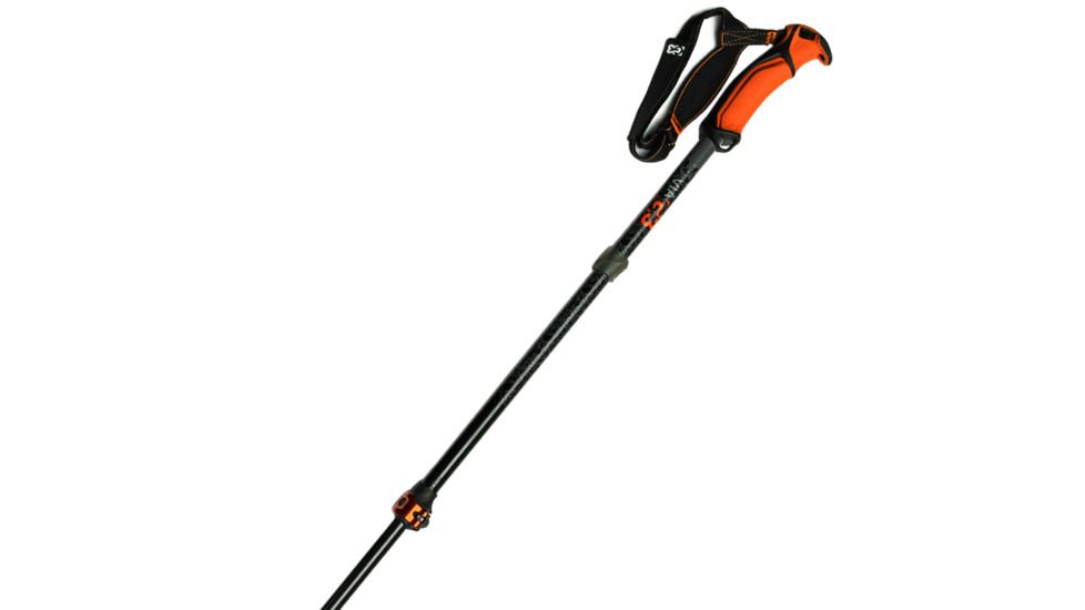 G3 VIA Ski Poles-Orange-Long
