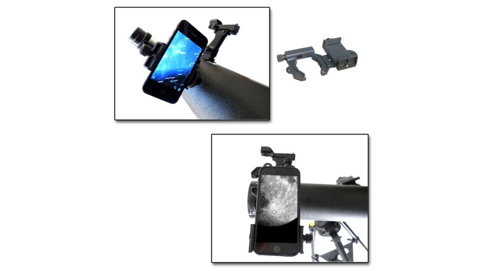 Galileo 800 X 95mm Astronomical Telescope w/ Smartphone Adapter, Black G-80095SPA