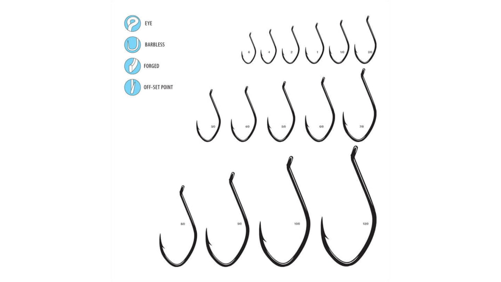 Gamakatsu Big River Bait Ns 2/0, 6 Hooks P/P 225412
