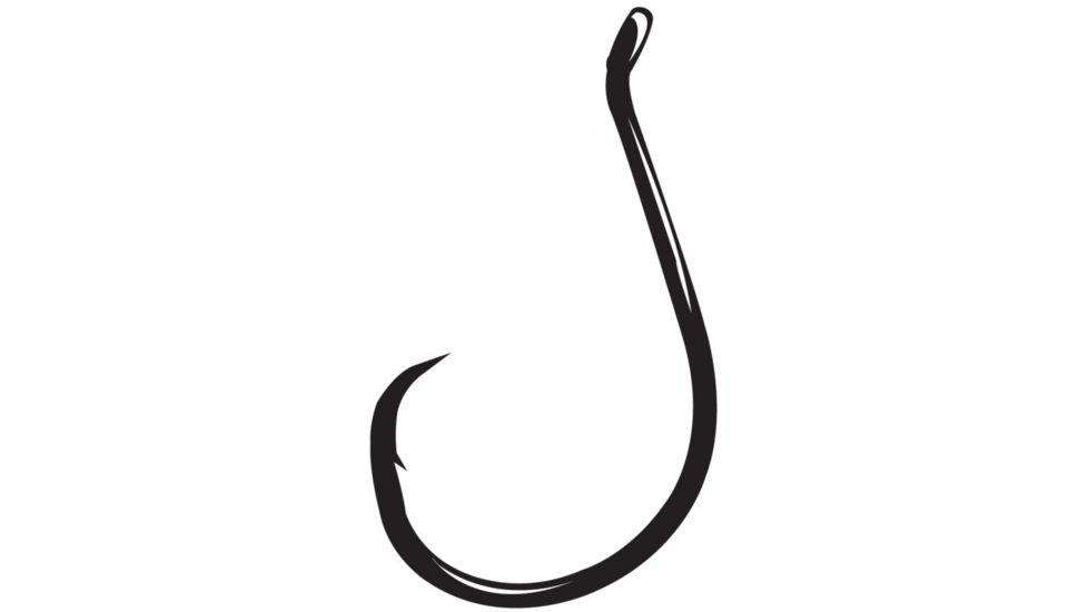 Gamakatsu Black Octopus Offset Circle Hooks 25 Pack - #6/0 766709