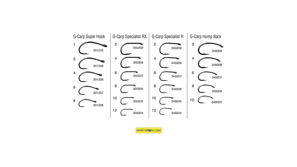 Gamakatsu G-Carp Specialist RX 12, 10 Hooks P/P 350204