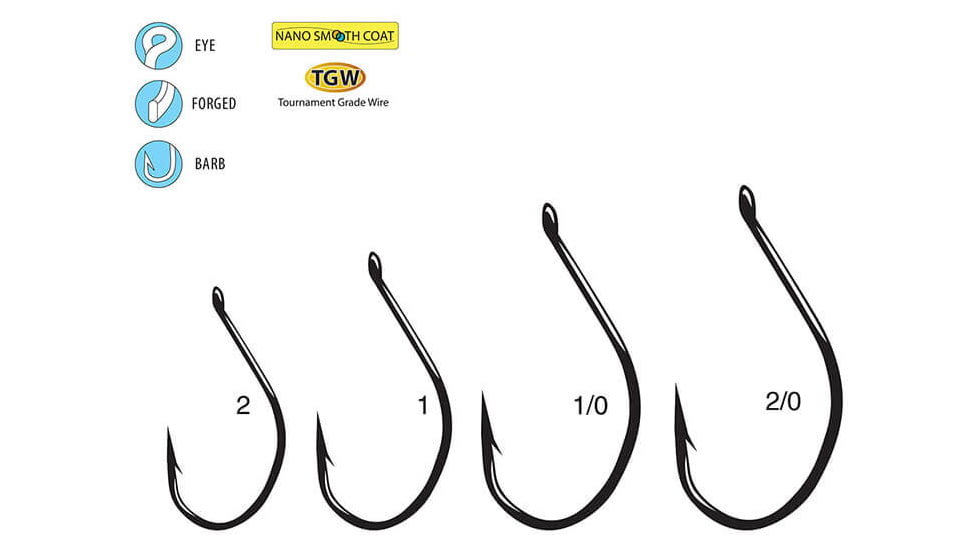 Gamakatsu G-Finesse Drop Shot Tgw NSC, 4, 6 Hooks P/P 338213, Nsc, 4, 338208