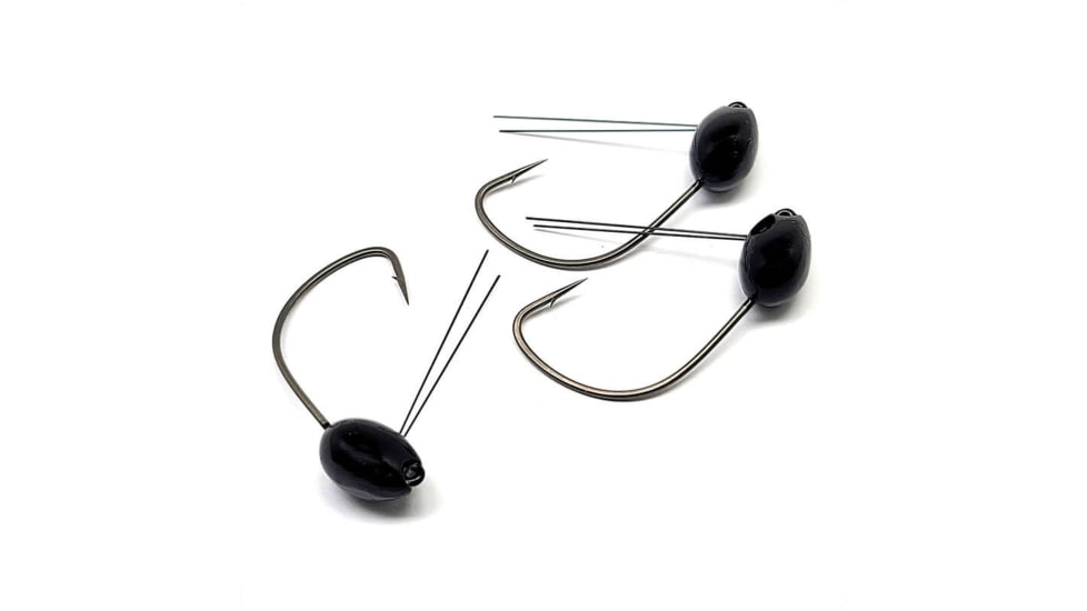 Gamakatsu Gf Jighead Wacky Grp 1/0-1/16,3 Hooks P/P 312411-GP-1/16