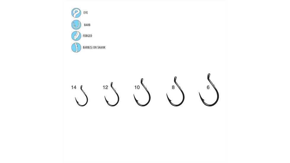 Gamakatsu Single Egg Gold 12, 10 Hooks P/P 04204