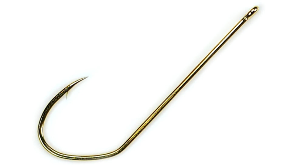 Gamakatsu Stiletto Hook, Gold, 2, Gold, 2, 453209