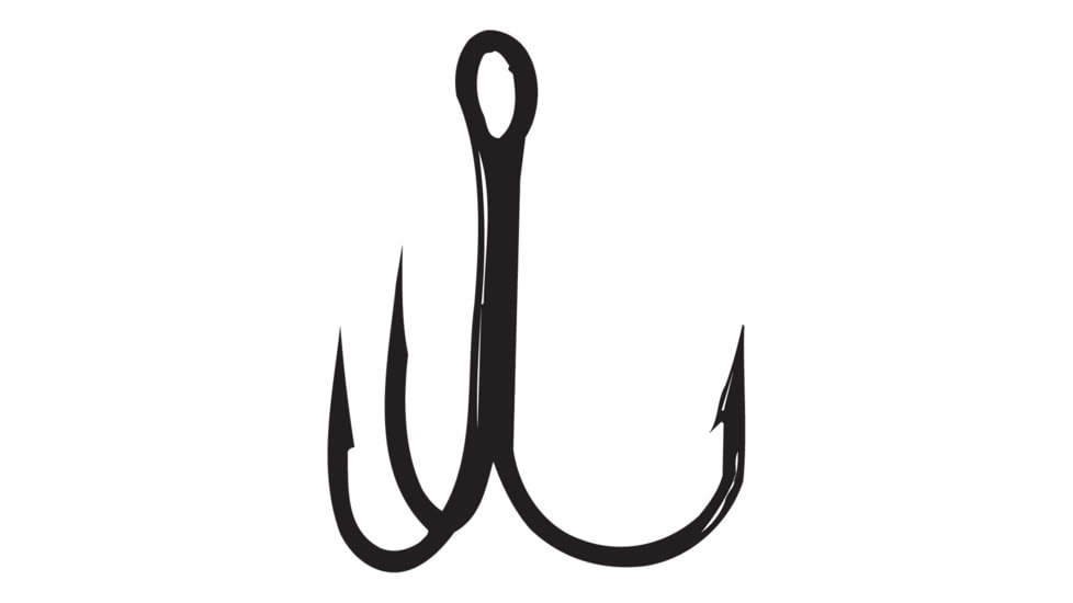 Gamakatsu Treble RB Hook, NS Black, Size 3, 8 Per Pack, 47408.5