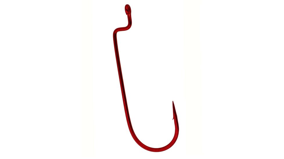 Gamakatsu Worm Offset Rb Red 4/0, 5 Hooks P/P 54314