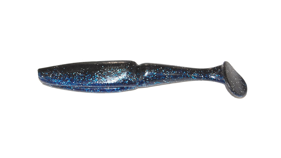 Gambler EZ Swimmer Swimbaits, 7, 1/4in, Shadow Silver Glitter, EZ4020