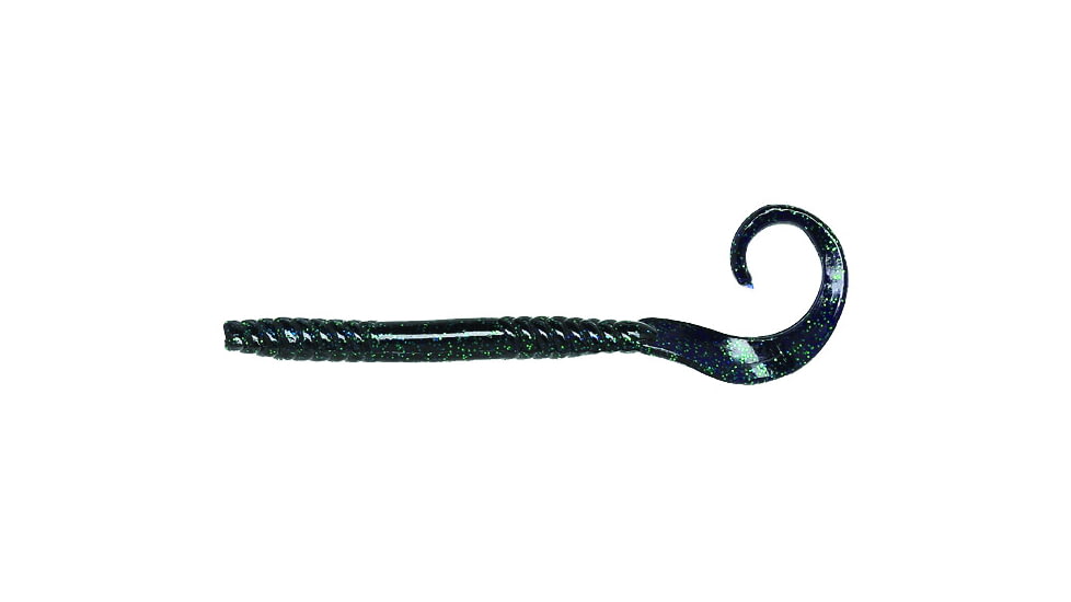 Gambler Ribbon Tail Worm, 12, 7in, Junebug, RT70315
