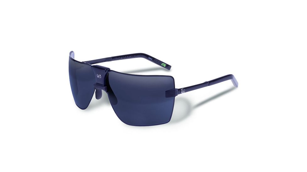 Gargoyles Classic Sunglasses w/ Black Frame, Black Ice w/Silver Mirror Lens GAR10700069
