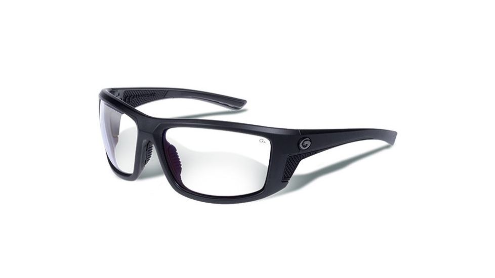 Gargoyles Stance Sunglasses, Matte Metallic Graphite Frame, Clear Lens GAR10700152