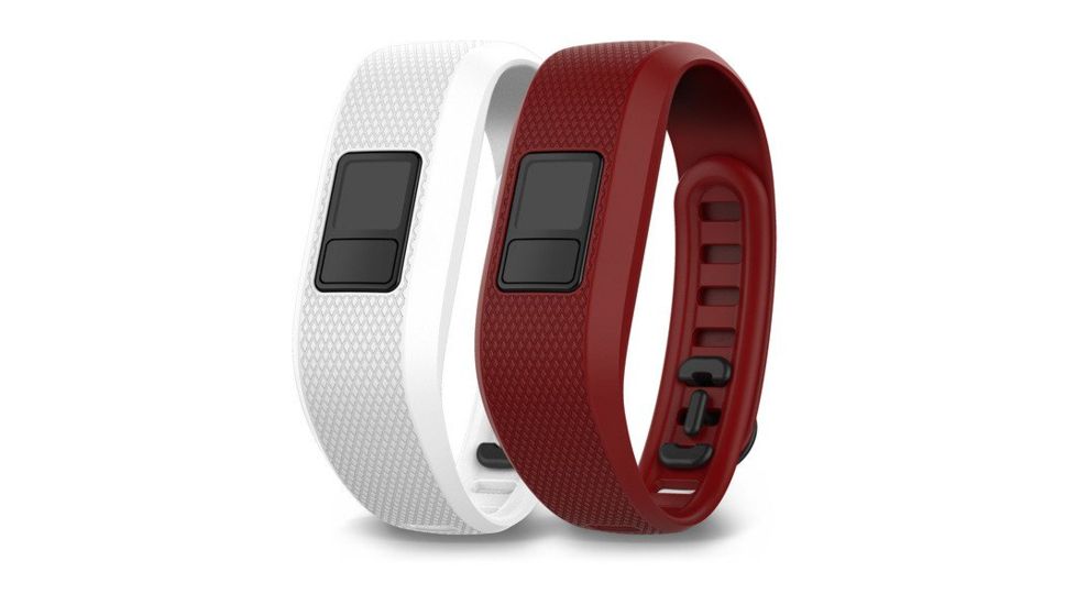 Garmin Accessory Bands Bangle, Vivofit 3, White/Marsala, Regular 010-12452-00
