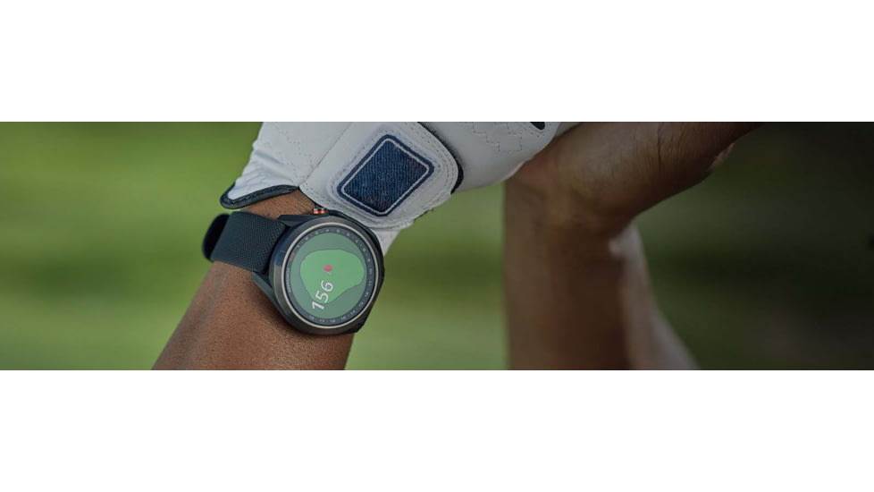 Garmin Approach S42 GPS Smartwatch, Carbon Gray with Black Band, 010-02572-10